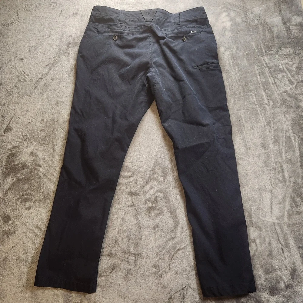 5.11 Tactical Pants Mens 36x32 Black Edge Chino Utility Lightweight